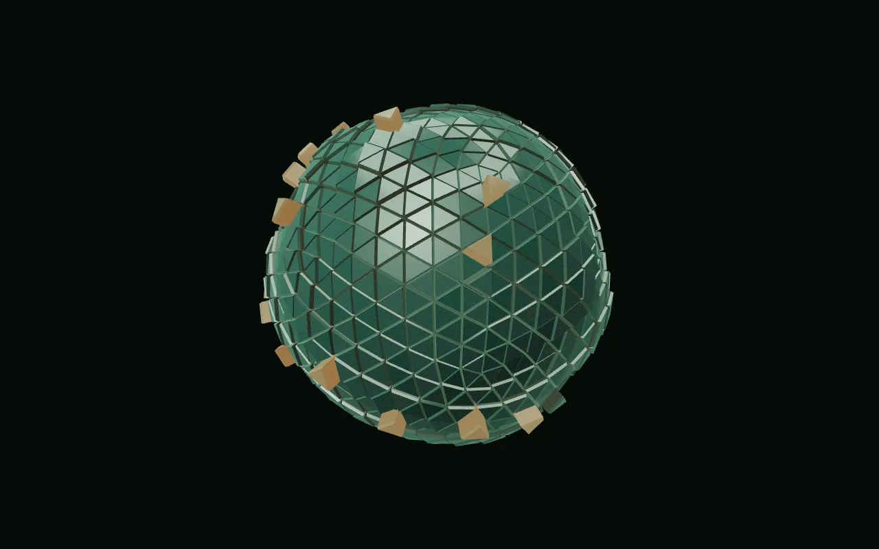 Fragmentensculptuur uit Unstable Matter, een ervaring binnen PROJECT NULL